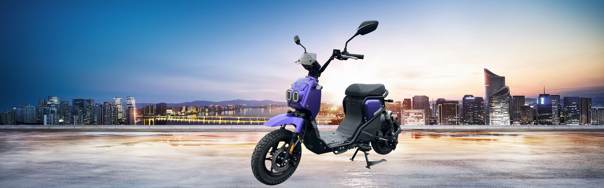 Electric Scooter with Pedal Assist Moped