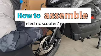 How to assemble the electric scooter？