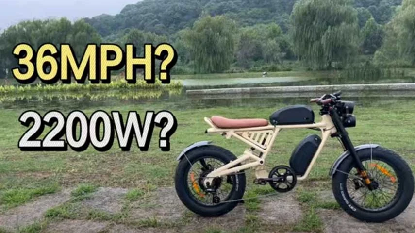 Best Moped Style E Bike：Fast, Powerful and Stable